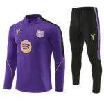 Mens Barcelona 2026/27 Collaboration Half-zip Purple Tracksuit