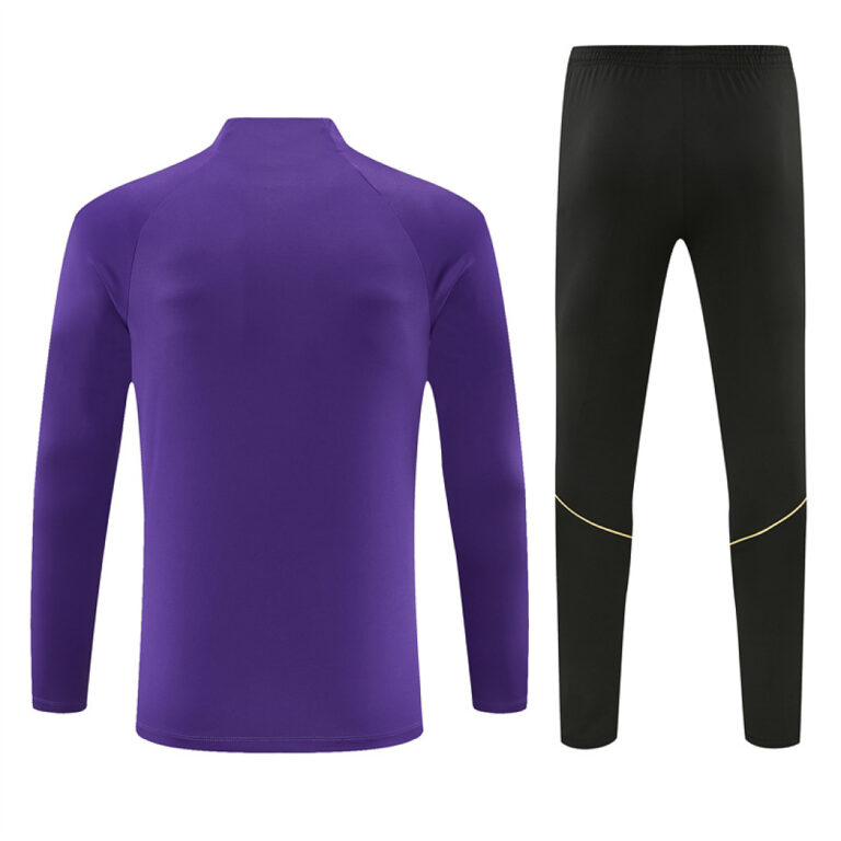 Mens Barcelona 2026/27 Collaboration Half-zip Purple Tracksuit
