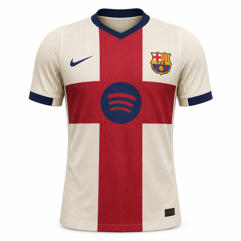 Mens Barcelona 2026/27 Fourth Jersey Player Version