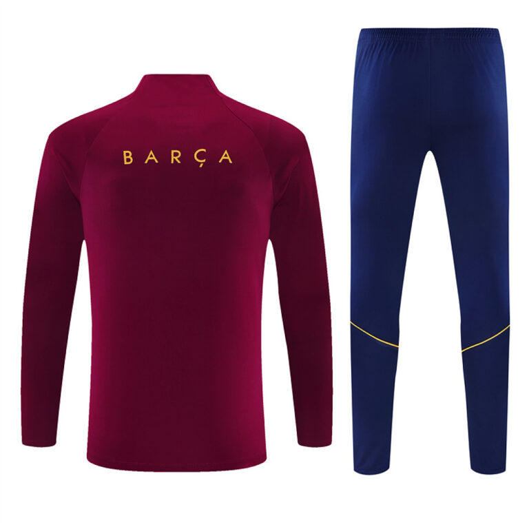 Mens Barcelona 2026/27 Half-zip Red Tracksuit