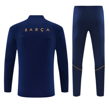 Mens Barcelona 2026/27 Half-zip Royal Blue Tracksuit