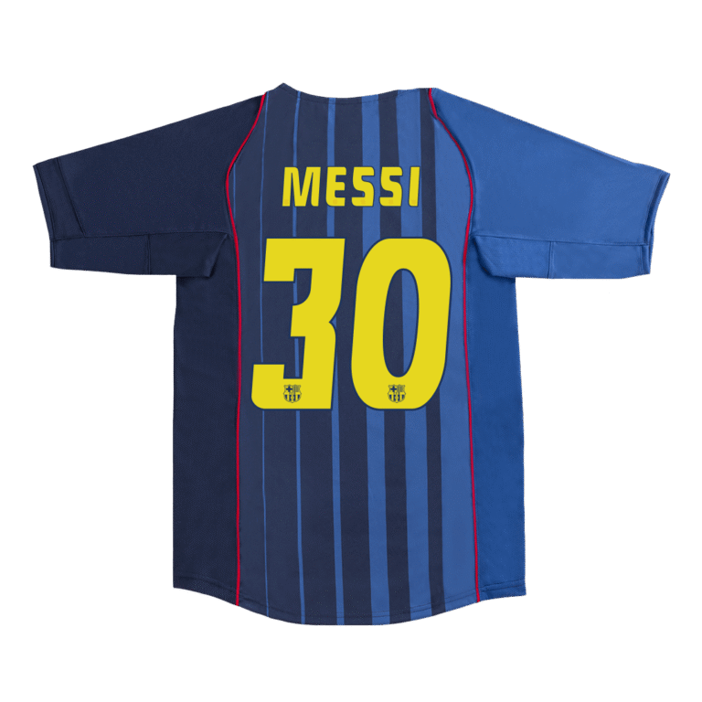 Mens Barcelona Retro Away Jersey – Messi 30