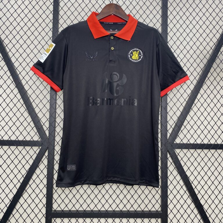 Mens Bayer 04 Leverkusen 2024/25 Black Jersey