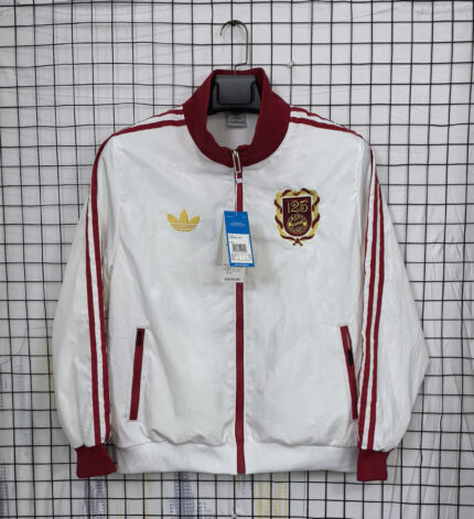 Mens Bayern Munich 2024/25 Windbreaker White Jacket