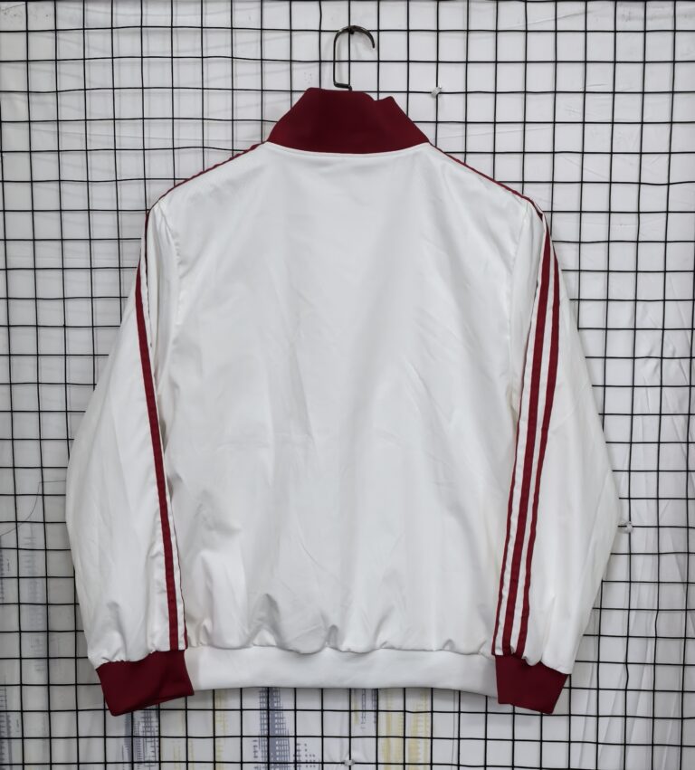 Mens Bayern Munich 2024/25 Windbreaker White Jacket