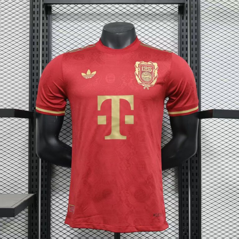 Mens Bayern Munich 2025/26 125th Anniversary Jersey Player Version
