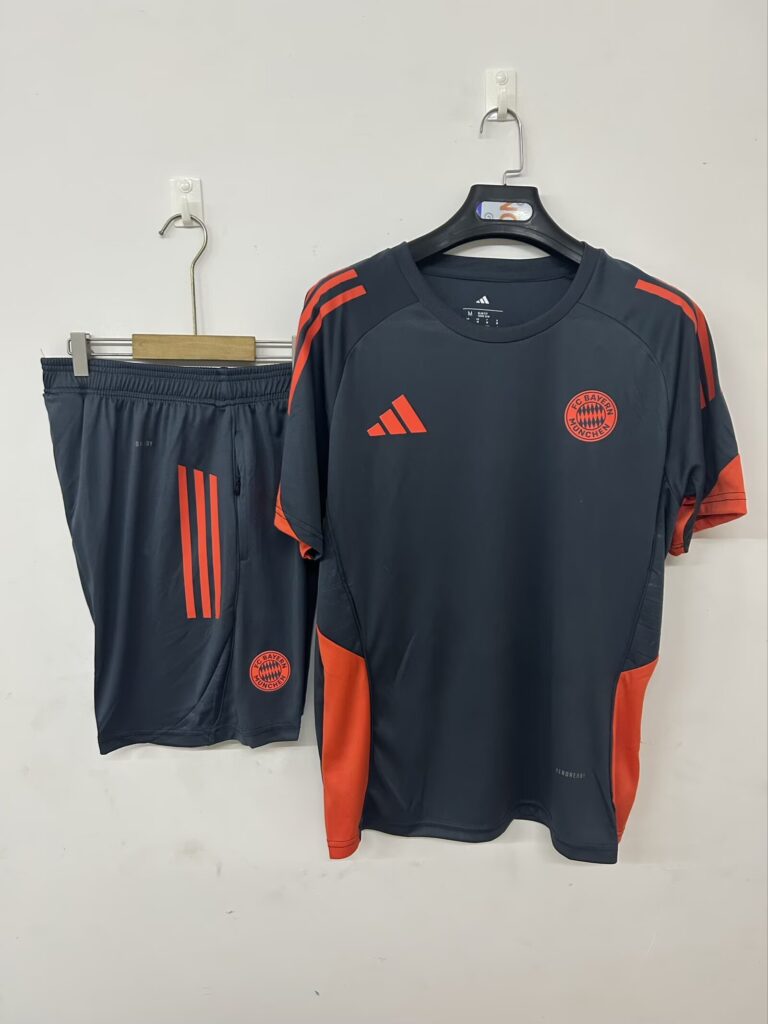 Mens Bayern Munich 2025/26 black gray Training Jersey