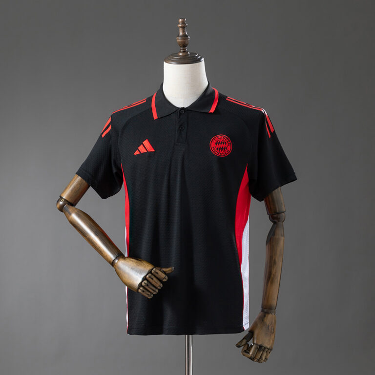 Mens Bayern Munich 2025/26 Black Polo