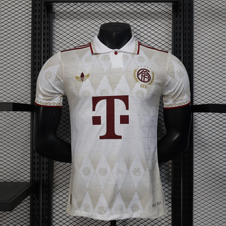 Mens Bayern Munich 2025/26 special white Jersey Player Version