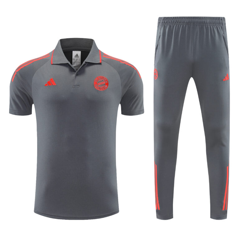 Mens Bayern Munich 2025/26 Suit Gray Polo