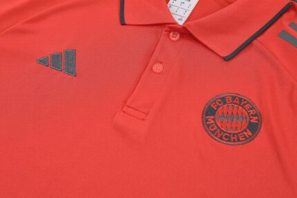 Mens Bayern Munich 2025/26 Suit Red Polo