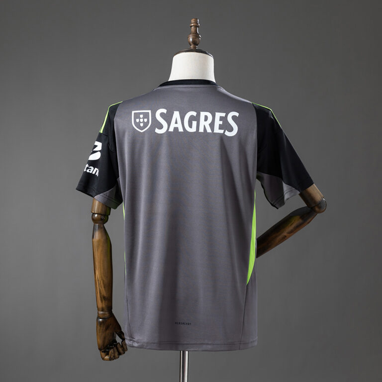 Mens Benfica 2026/27 Goalkeeper Black Grey Jersey