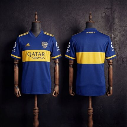 Mens Boca Juniors 2020/21 Home Retro Style Jersey