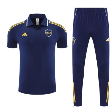 Mens Boca Juniors 2025/26 Suit Blue Polo