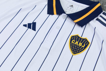 Mens Boca Juniors 2025/26 Suit White Polo