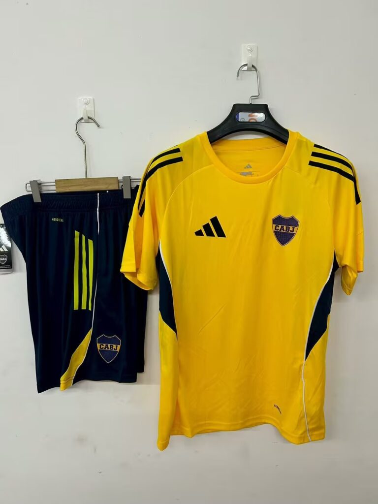 Mens Boca Juniors 2025/26 yellow Training Jersey