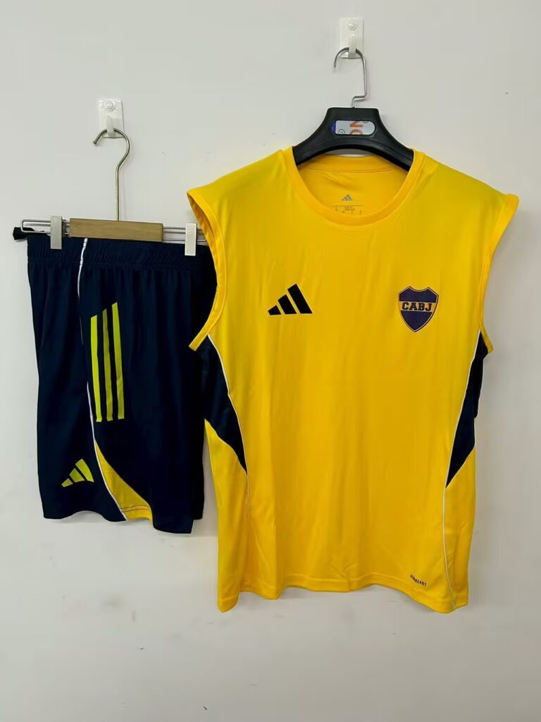 Mens Boca Juniors 2025/26 yellow Training Vest