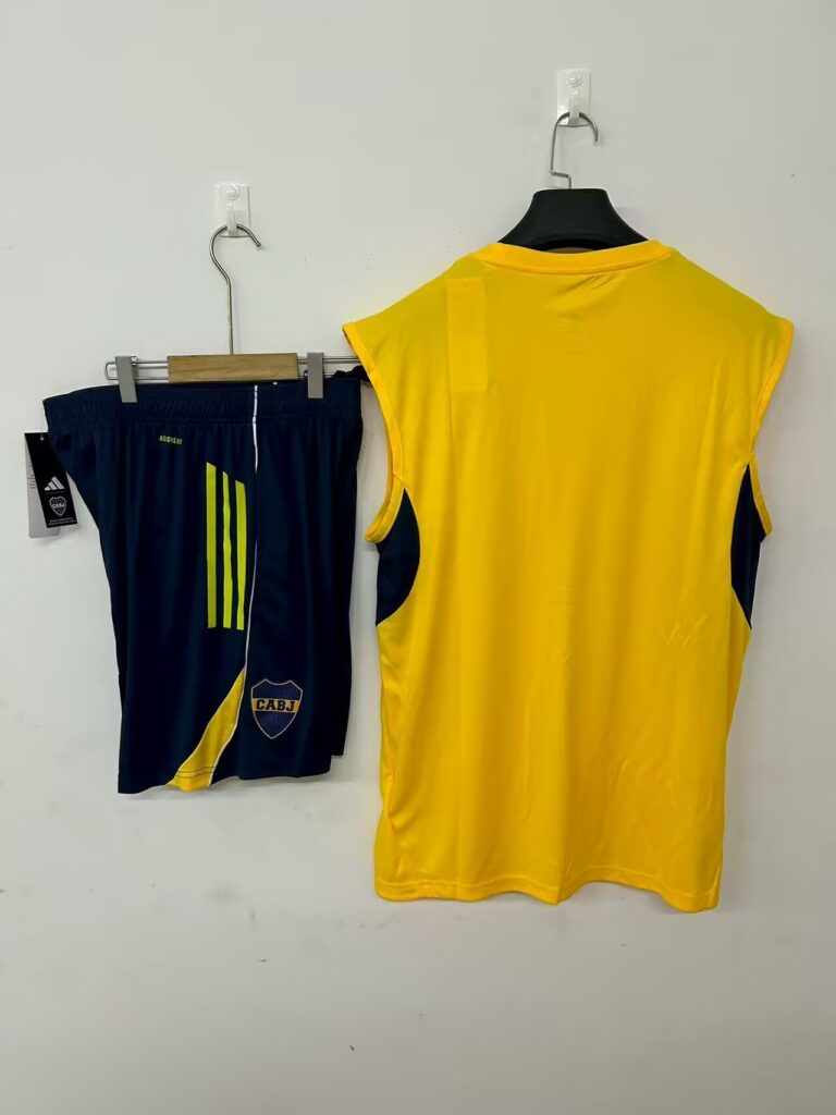 Mens Boca Juniors 2025/26 yellow Training Vest