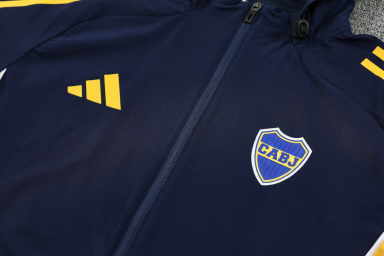 Mens Boca Juniors 2026/27 Windbreaker Suit Black Jacket