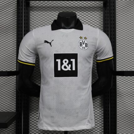 Mens Borussia Dortmund 2024/25 White Jersey Player Version