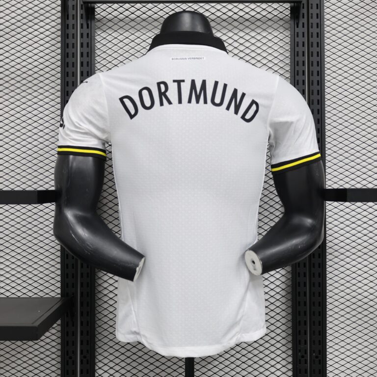 Mens Borussia Dortmund 2024/25 White Jersey Player Version