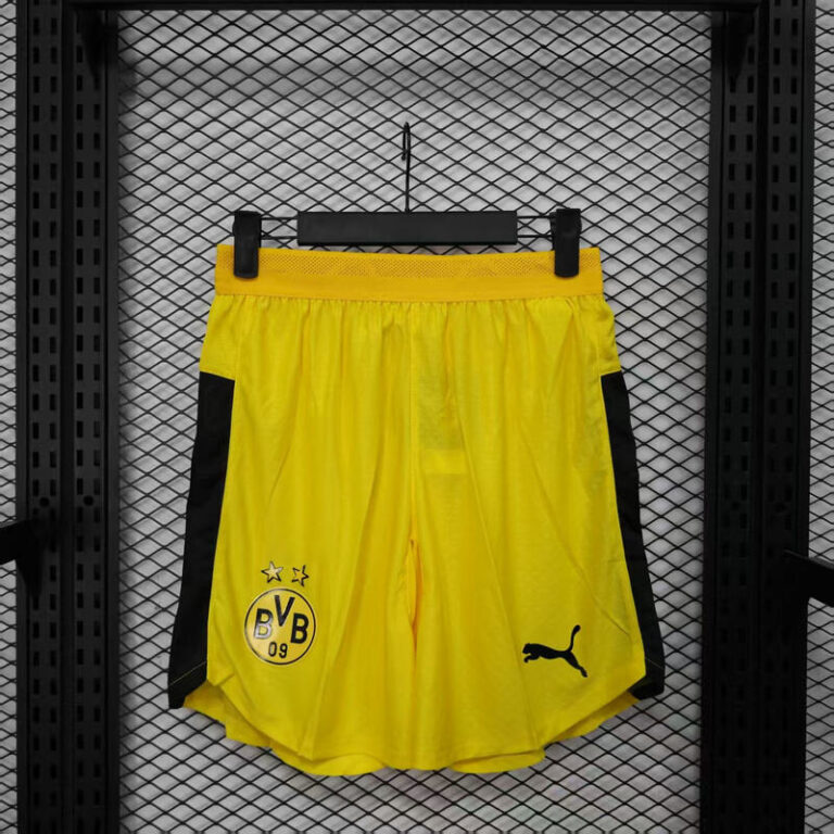 Mens Borussia Dortmund 2025/26 yellow Shorts Player Version