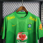 Mens Brazil 2022 World Cup World Cup Green Training Jersey