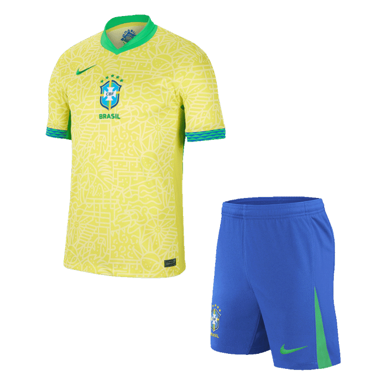Mens Brazil 2024 Home Copa America Kit