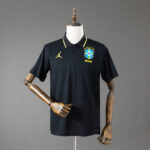 Mens Brazil 2026 World Cup Black Polo