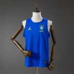 Mens Brazil 2026 World Cup Blue Training Vest