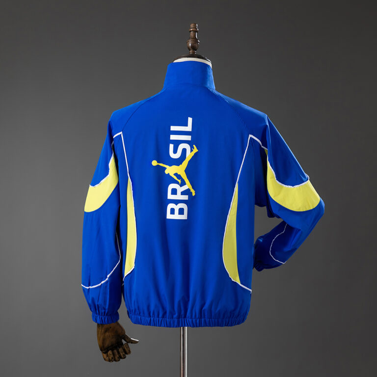 Mens Brazil 2026 World Cup Jordan Anthem Windbreaker Jacket
