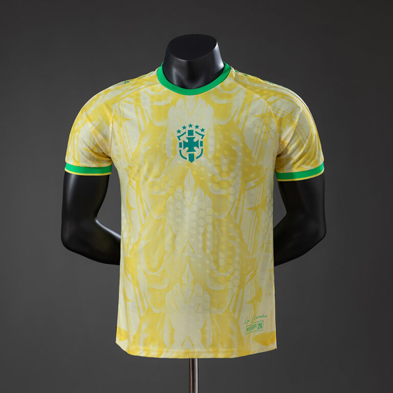 Mens Brazil 2026 World Cup World Cup Special Edition – Yellow Jersey Player Version
