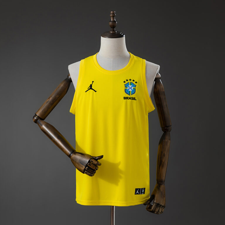 Mens Brazil 2026 World Cup Yellow Training Vest