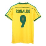 Mens Brazil Retro Home Jersey – Ronaldo 9