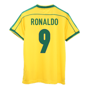Mens Brazil Retro Home Jersey – Ronaldo 9