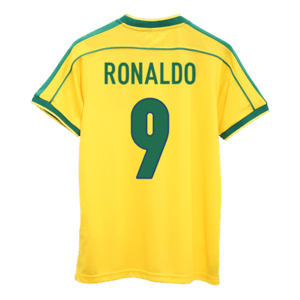 Mens Brazil Retro Home Jersey – Ronaldo 9