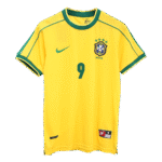 Mens Brazil Retro Home Jersey – Ronaldo 9
