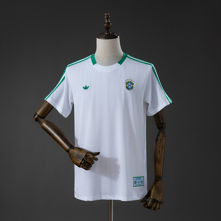 Mens Brazil Terrace Icons T- White Jersey