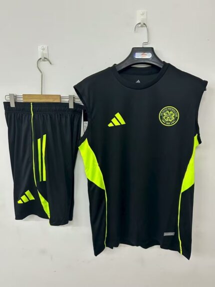 Mens Celtic 2025/26 Celtics Black Training Vest