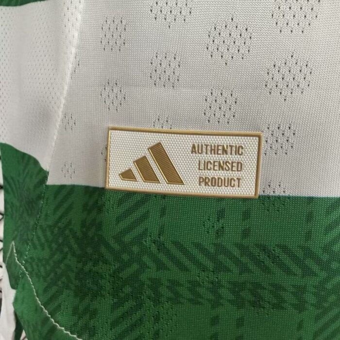 Mens Celtic 2025/26 Home Long Sleeve Jersey Player Version