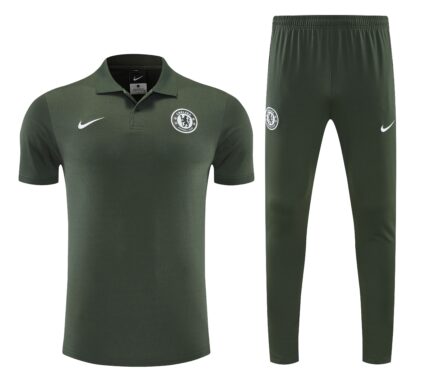 Mens Chelsea 2025/26 Suit Green Polo