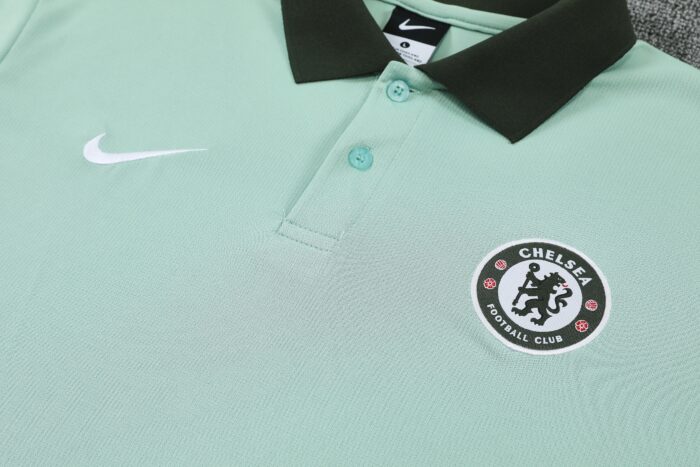 Mens Chelsea 2025/26 Suit Light Blue Polo