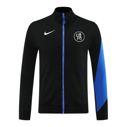 Mens Chelsea 2025/26 Track Black Jacket