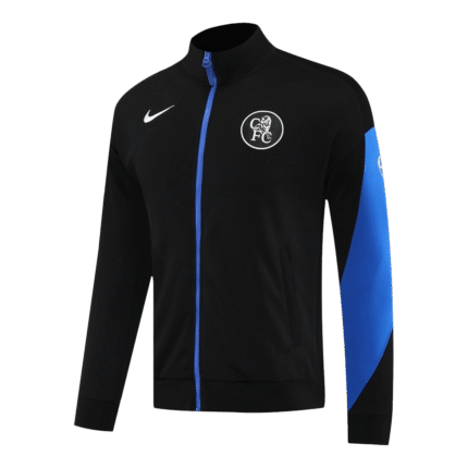 Mens Chelsea 2025/26 Track Black Jacket