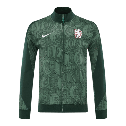 Mens Chelsea 2025/26 Track Green Jacket