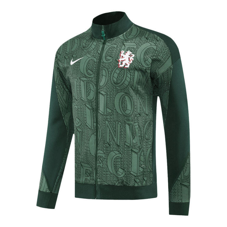 Mens Chelsea 2025/26 Track Green Jacket