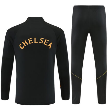 Mens Chelsea 2026/27 Half-zip Black Tracksuit