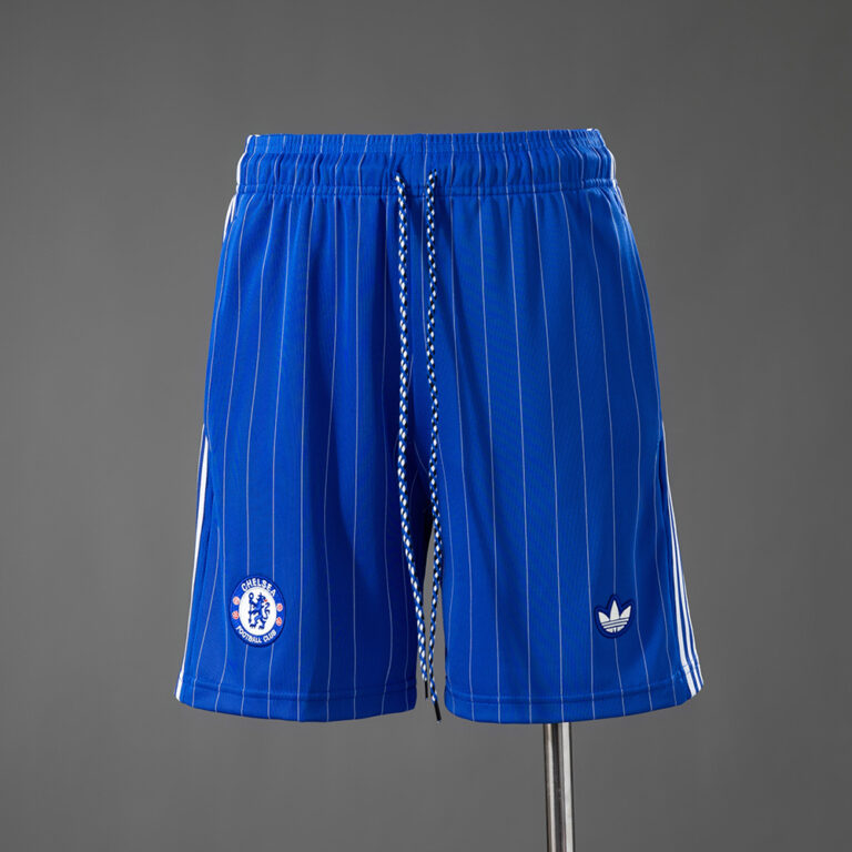 Mens Chelsea Terrace Icons Blue Shorts