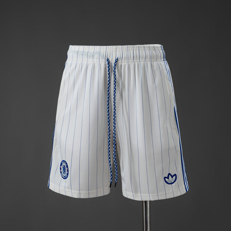 Mens Chelsea Terrace Icons Off White Shorts