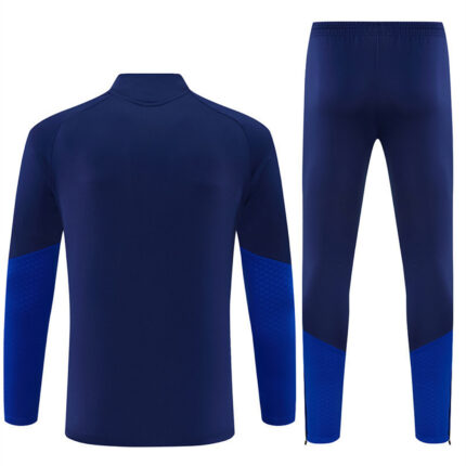 Mens Colombia 2026 World Cup Half-zip Royal Blue Tracksuit